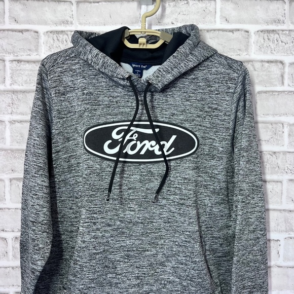 |•SPORT-TEK•| FORD Hooded Sweatshirt Hoodie Women Large - Picture 2 of 7